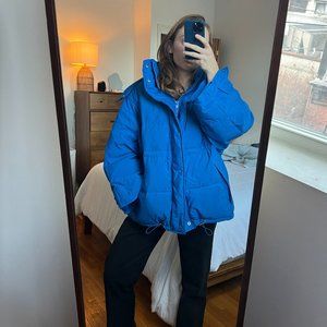 Frankie Shop Blue Puffer